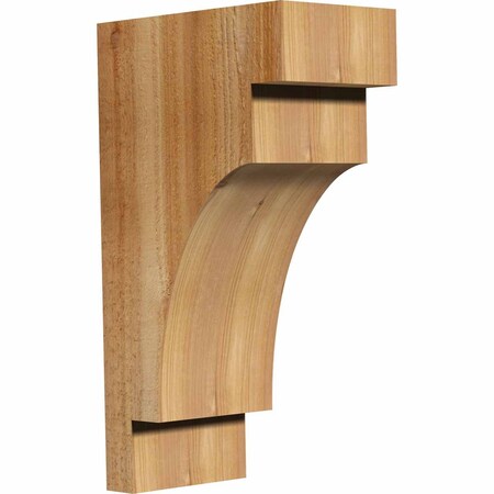 Ekena Millwork Mediterranean Rough Sawn Corbel, Western Red Cedar, 6"W x 10"D x 18"H COR06X10X18MED00RWR